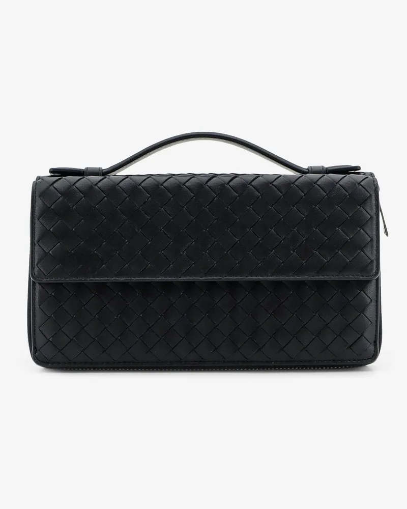 Bottega Veneta Leather wallet with Intrecciato pattern -  - gender_Man Black