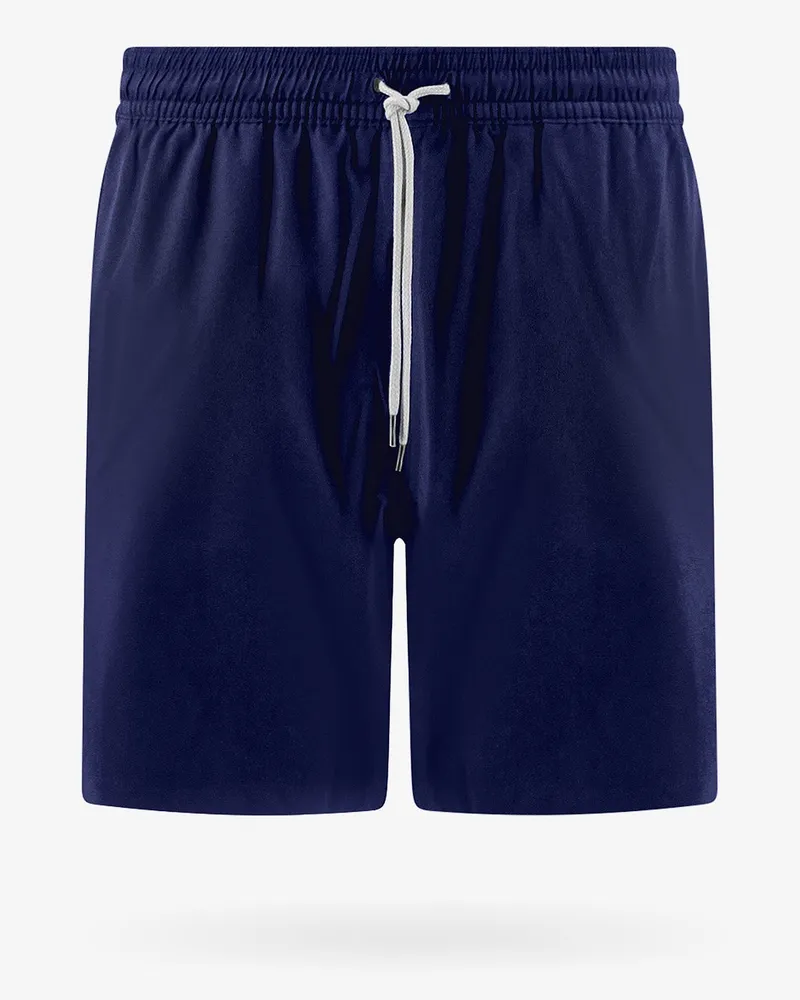 Ralph Lauren Recycled nylon swim trunks with embroidered logo on the front -  - gender_Man Blue