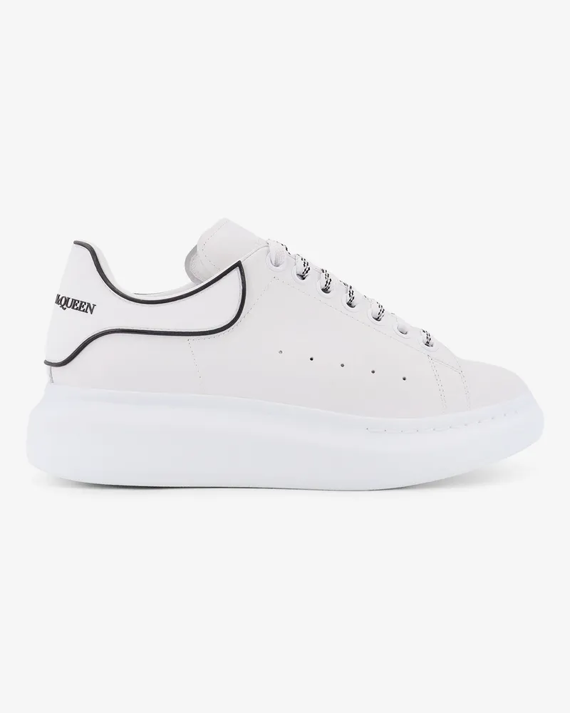 Alexander McQueen Oversized low-top leather sneakers -  - gender_Man White