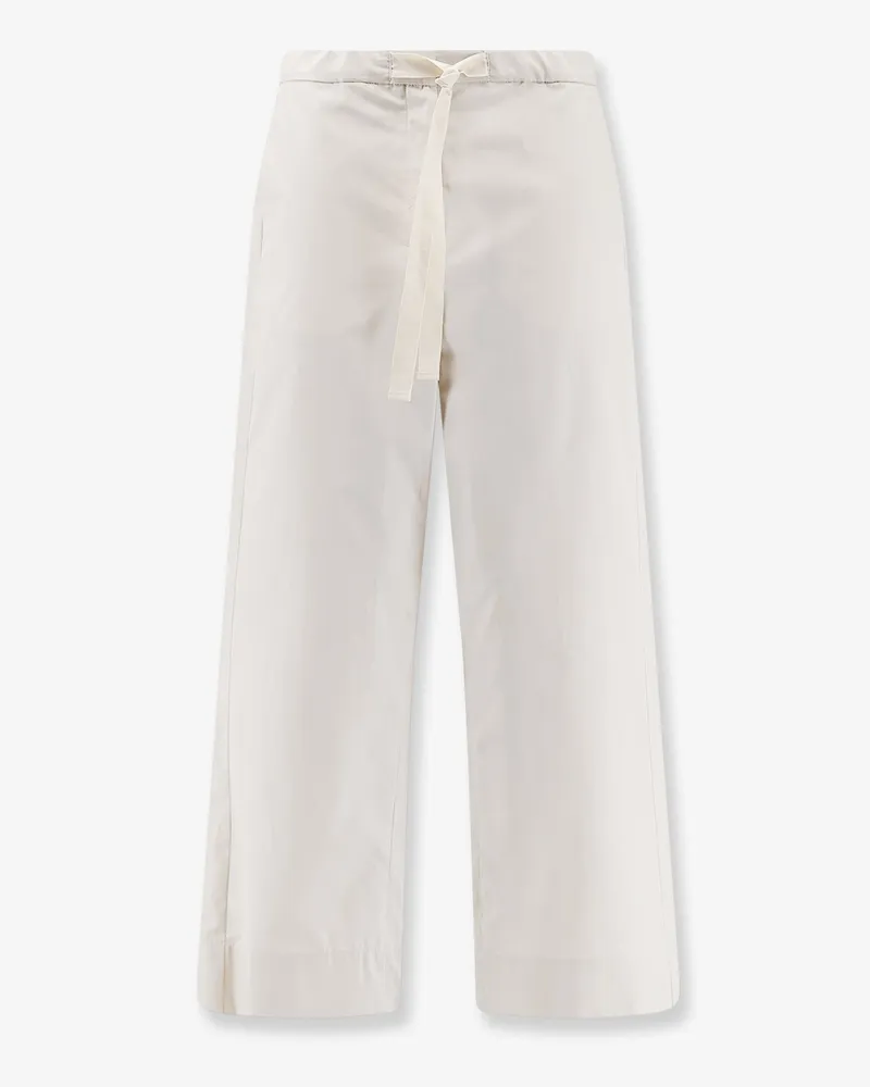 Max Mara Smmargento Vissuto cotton trousers -  - gender_Woman White