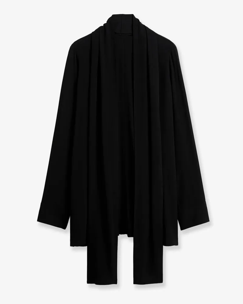 Totême Viscose shirt with scarf detail -  - gender_Woman Black