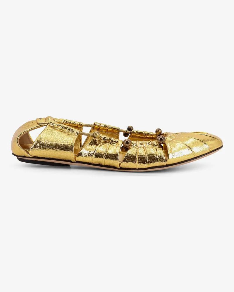 Chloé Gold leather Ballerinas -  - gender_Woman Gold