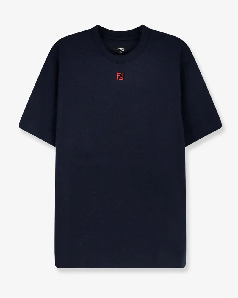 Fendi Cotton T-Shirt -  - gender_Man Blue