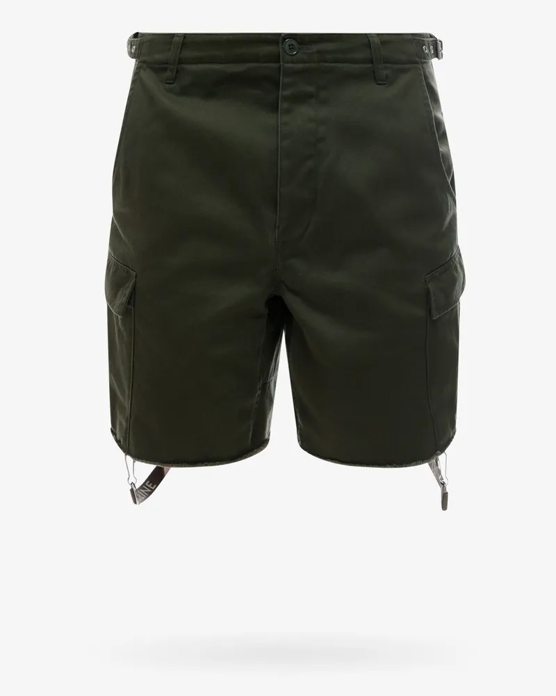 Celine Cotton shorts with logoed straps -  - gender_Man Green
