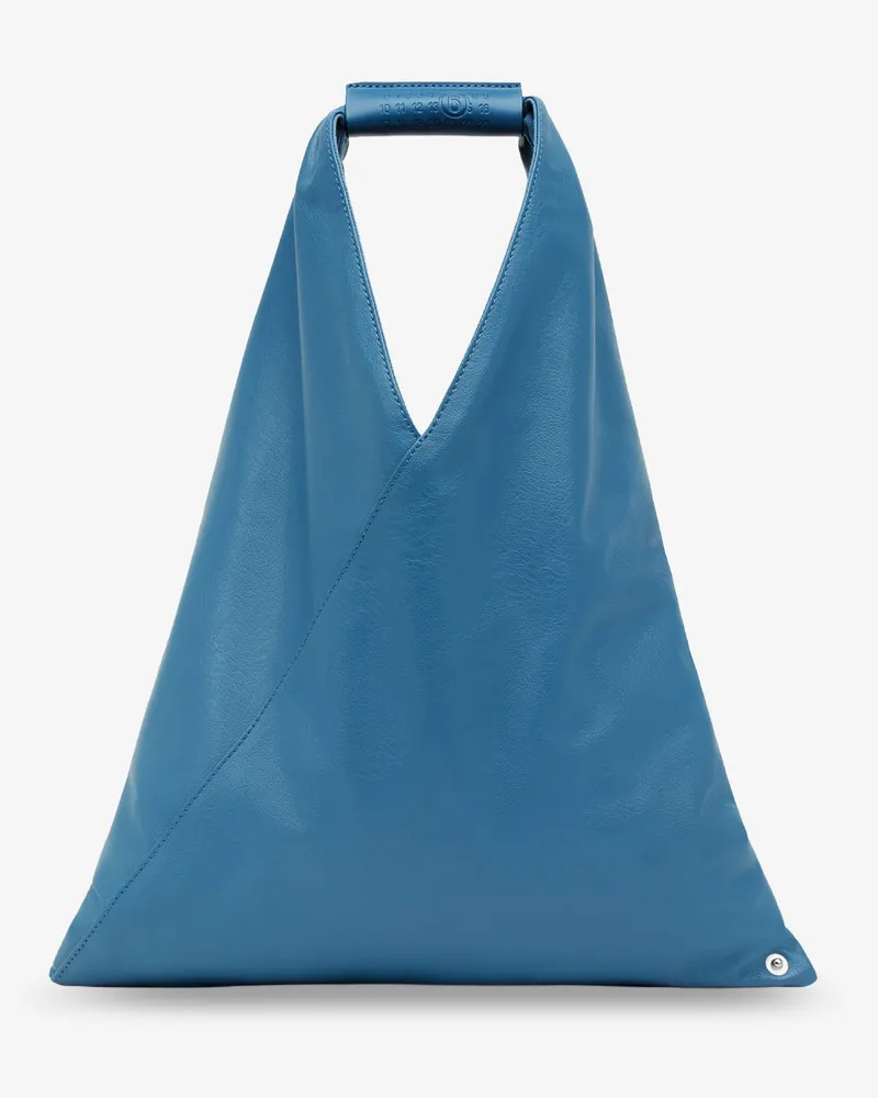 Maison Margiela Japanese classic small faux leather handbag -  - gender_Woman Blue