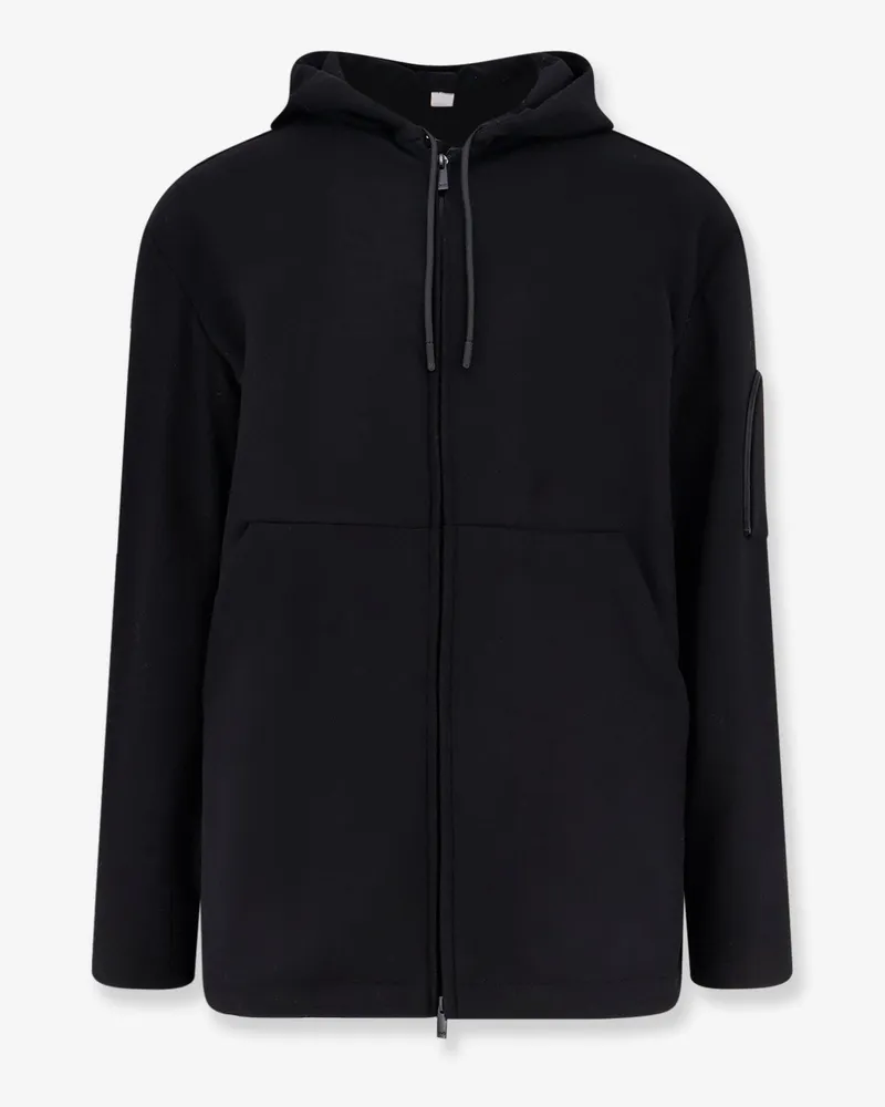 Hevò Grottaverde virgin wool blend coat -  - gender_Man Black