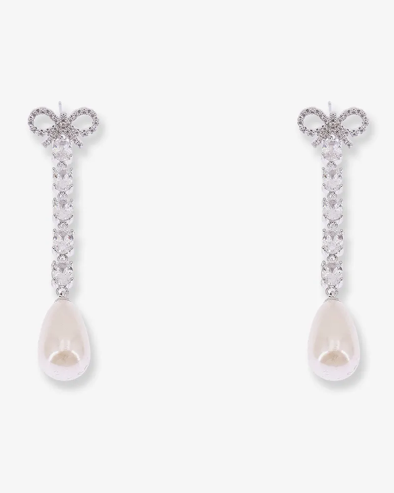 Self-Portrait Brass Earrings -  - gender_Woman Silver