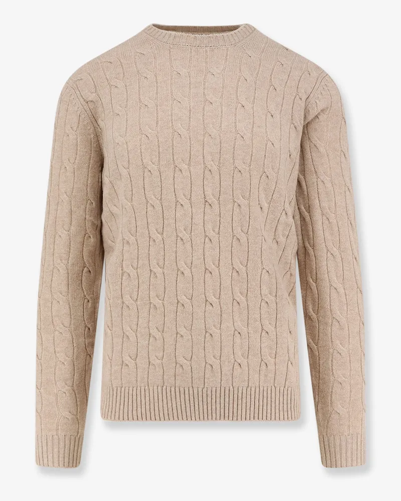 MC2 Saint Barth Regent Braid Wool sweater -  - gender_Man Beige