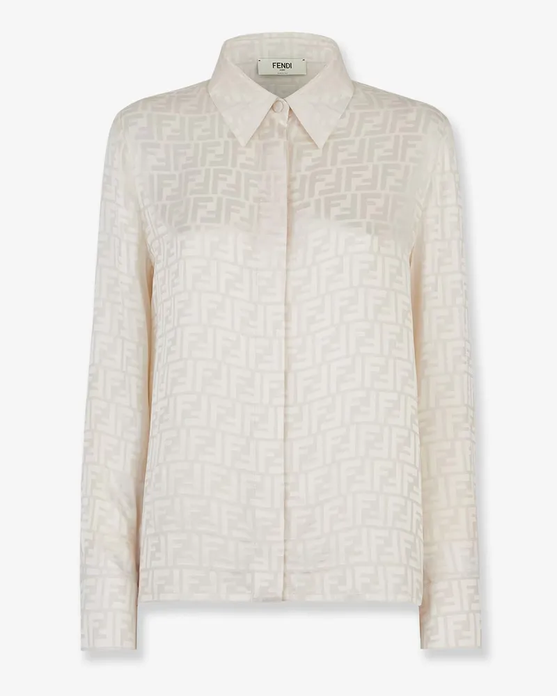 Fendi FF silk shirt -  - gender_Woman White