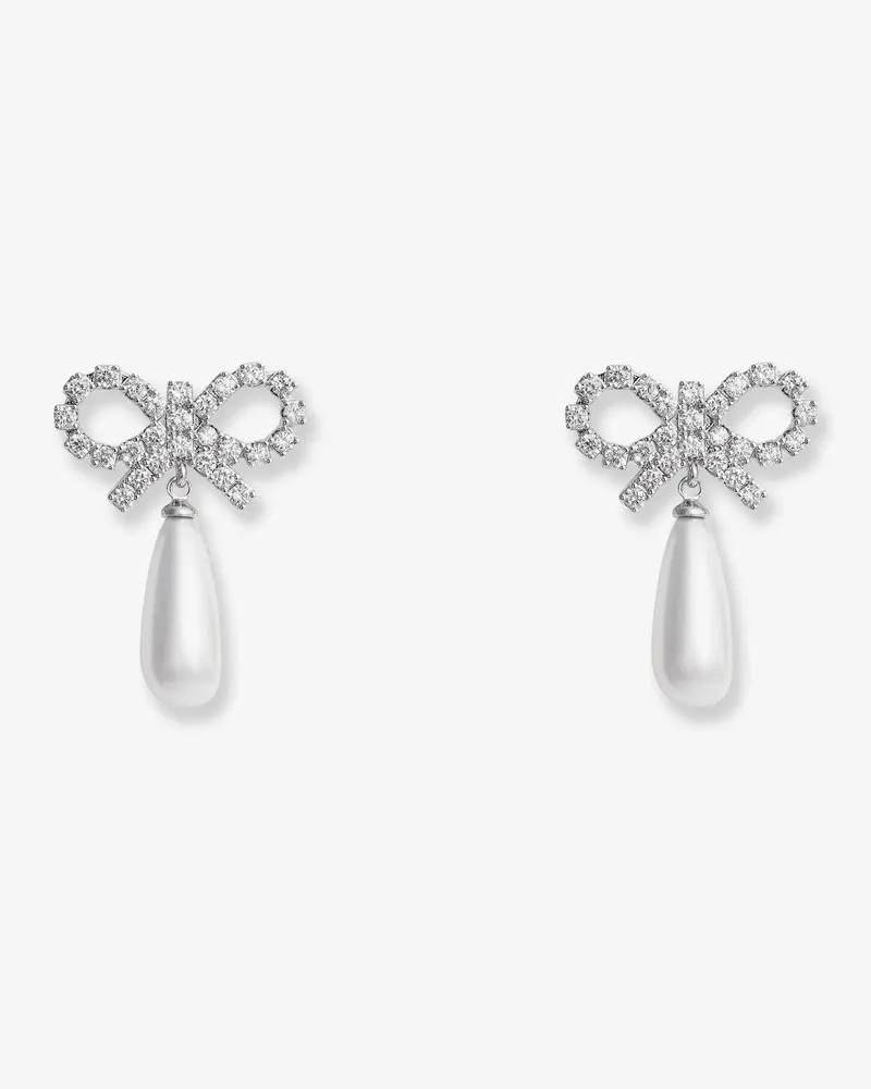 Self-Portrait Silver brass earrings -  - gender_Woman Silver