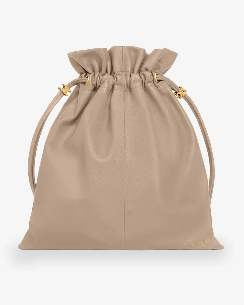 Celine Crystal leather crossbody bag -  - gender_Woman Beige