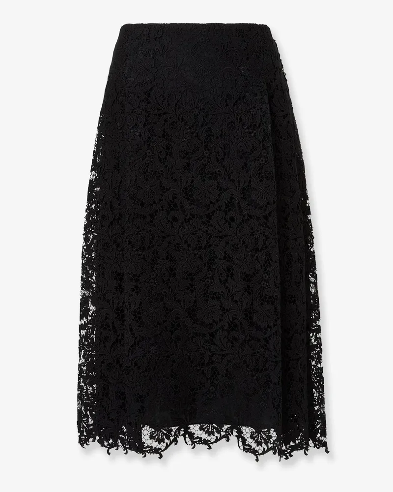 Fendi Black macramé lace skirt -  - gender_Woman Black