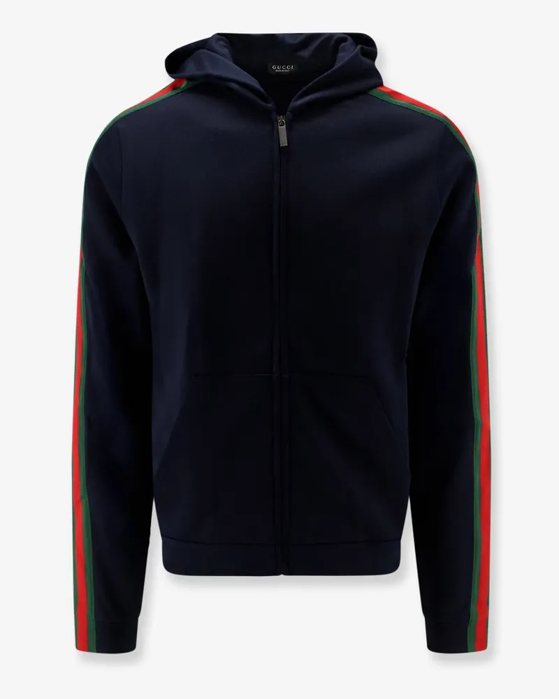 Gucci Silk and cotton sweatshirt -  - gender_Man Blue