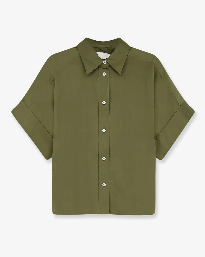 Closed Cotton shirt -  - gender_Woman Green