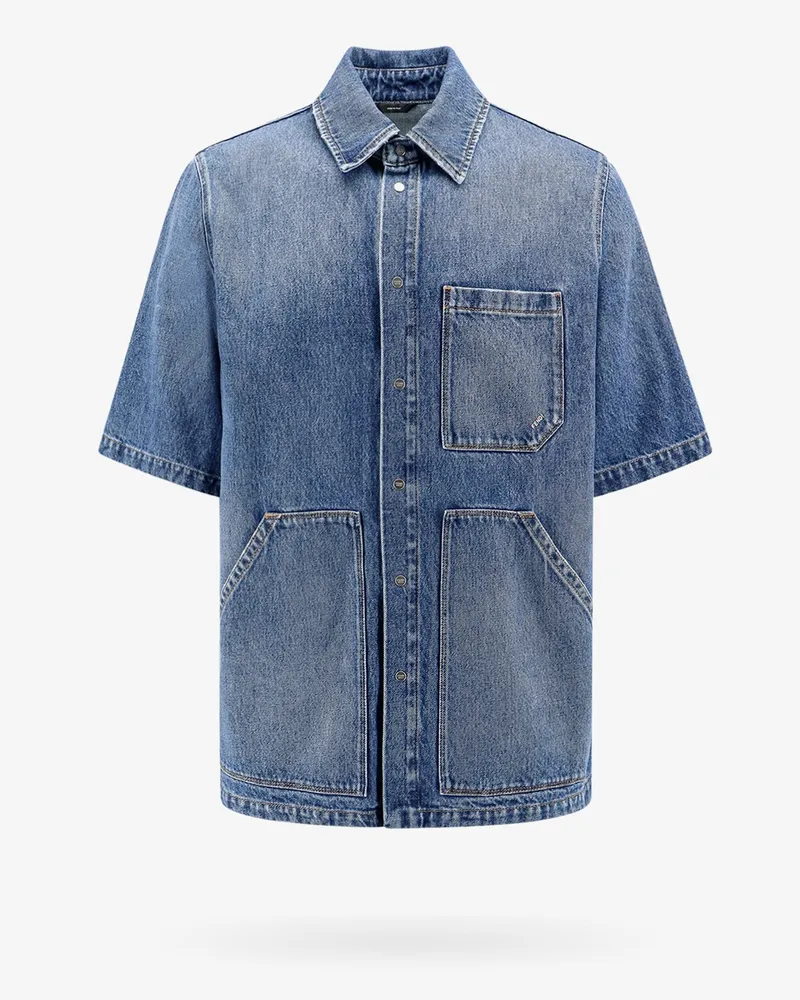 Fendi Denim oversize shirt -  - gender_Man Blue