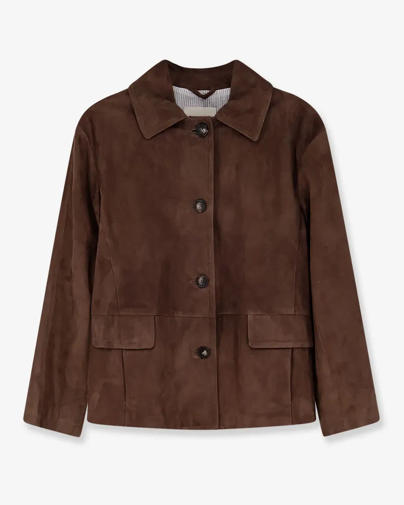 Max Mara Charme suede jacket -  - gender_Woman Brown