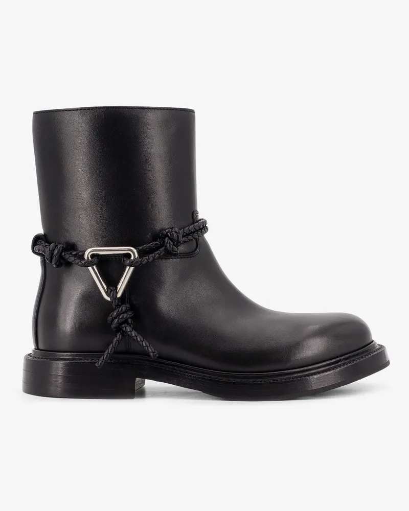 Bottega Veneta James leather ankle boots -  - gender_Woman Black