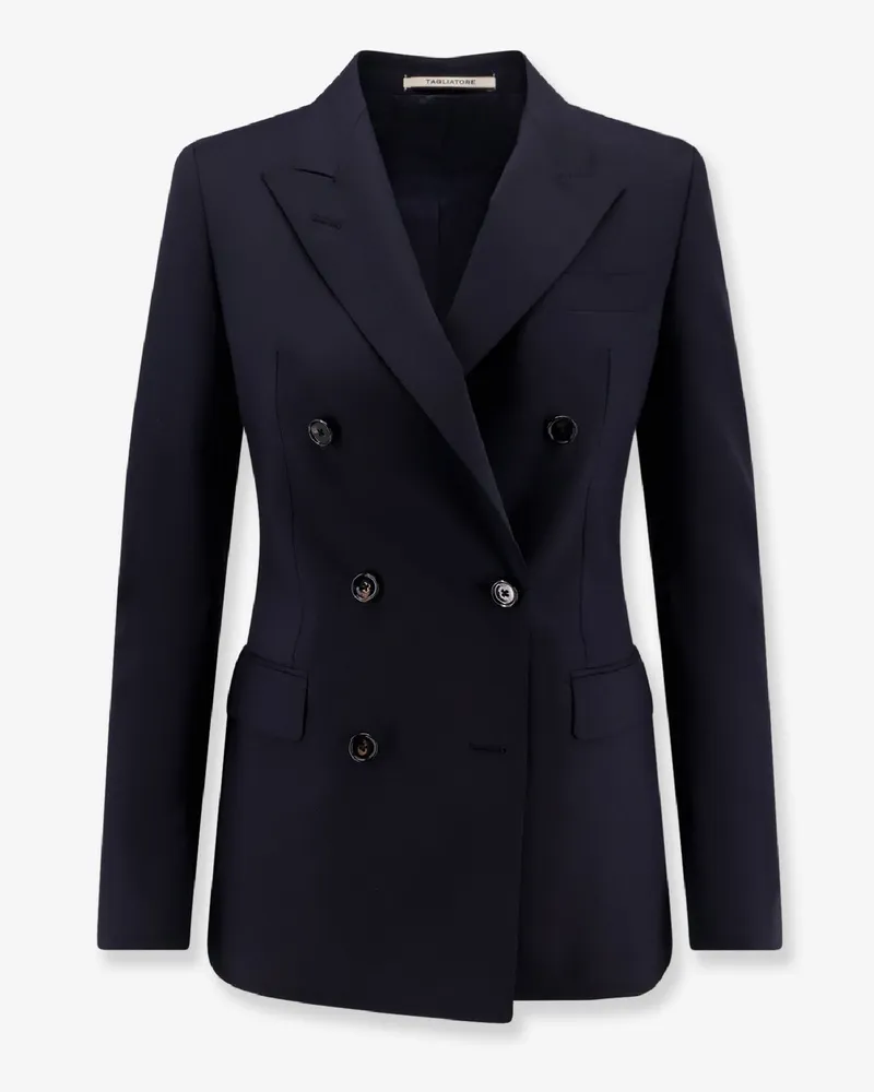 Tagliatore Parigi virgin wool blend blazer -  - gender_Woman Blue