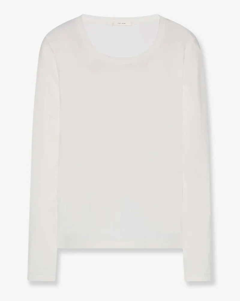 The Row Kalto cotton jersey T-shirt -  - gender_Woman White