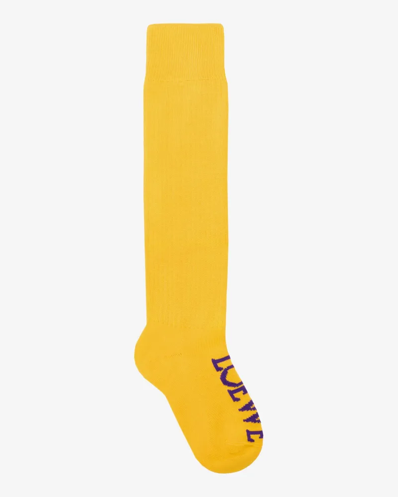 Loewe Wool socks -  - gender_Woman Yellow