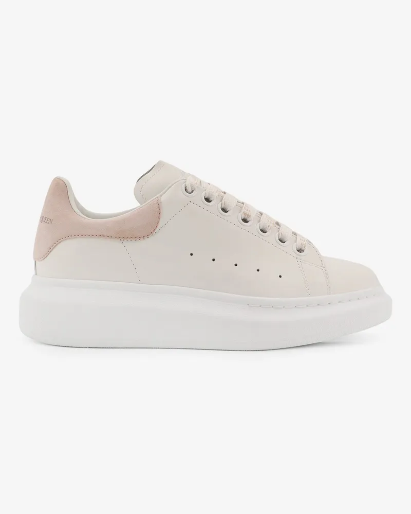 Alexander McQueen Oversized leather sneakers -  - gender_Woman White