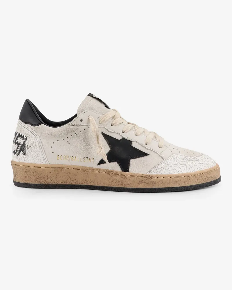 Golden Goose Ball Star leather sneakers -  - gender_Man White