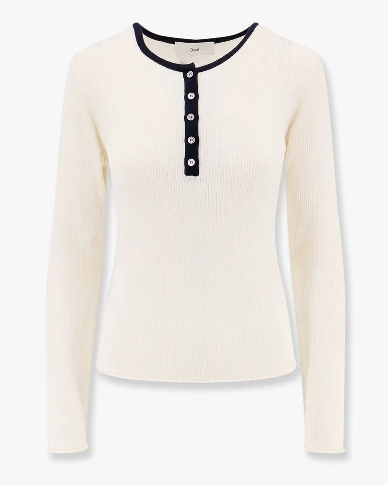 Dunst Ribbed fabric sweater -  - gender_Woman Beige