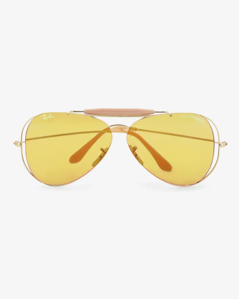Dolce & Gabbana Ray-Ban X  acetate sunglasses - DOLCE & GABBANA - gender_Unisex Yellow