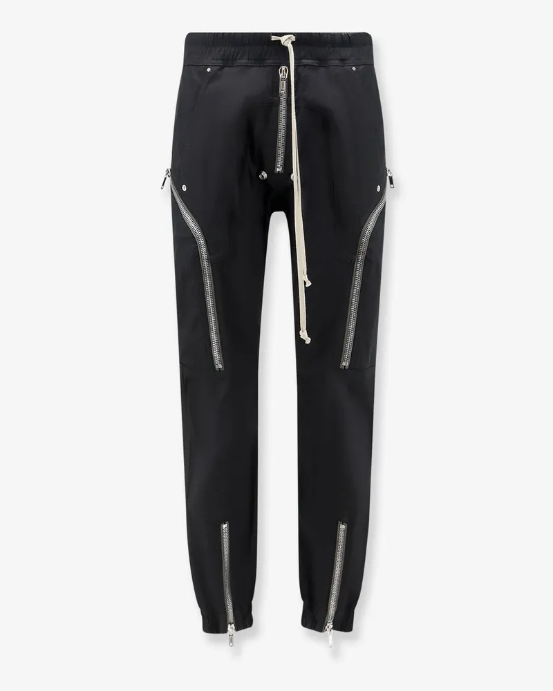 Rick Owens Heizer Cotton Cargo Pants -  - gender_Man Black