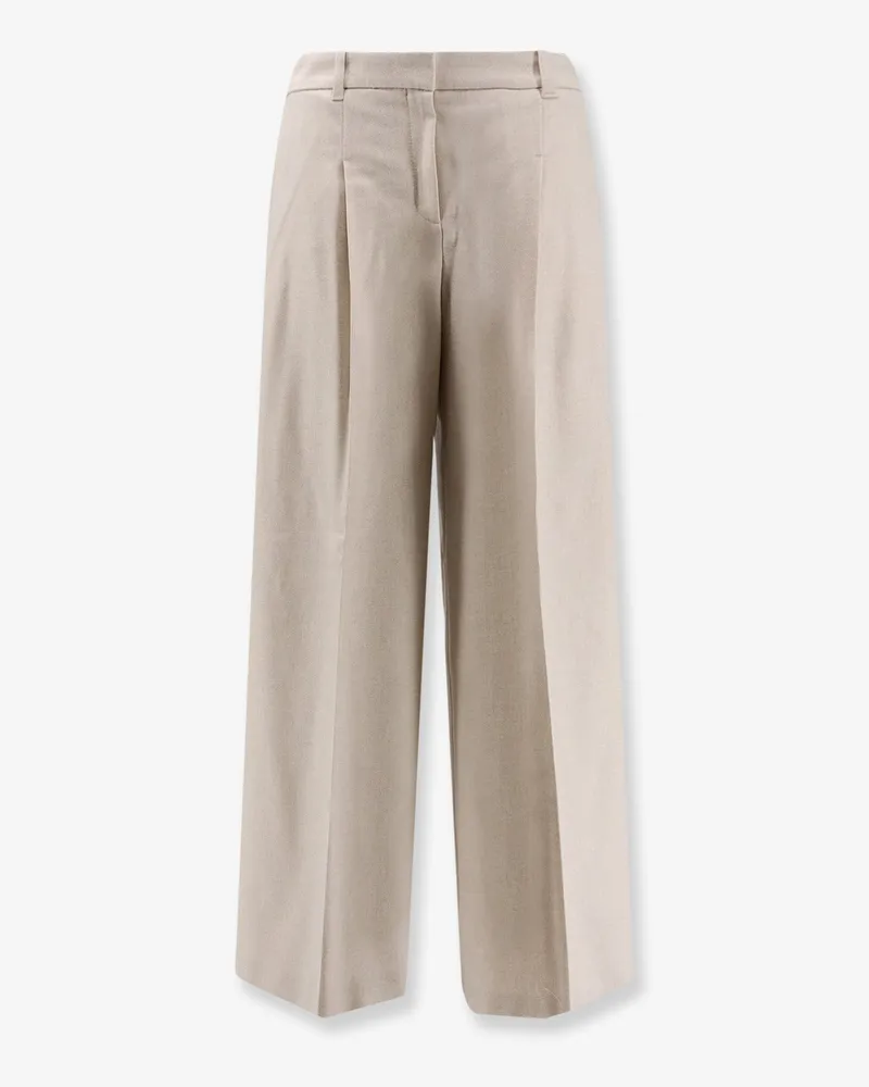 HUGO BOSS Tiana recycled wool blend trousers -  - gender_Woman Beige