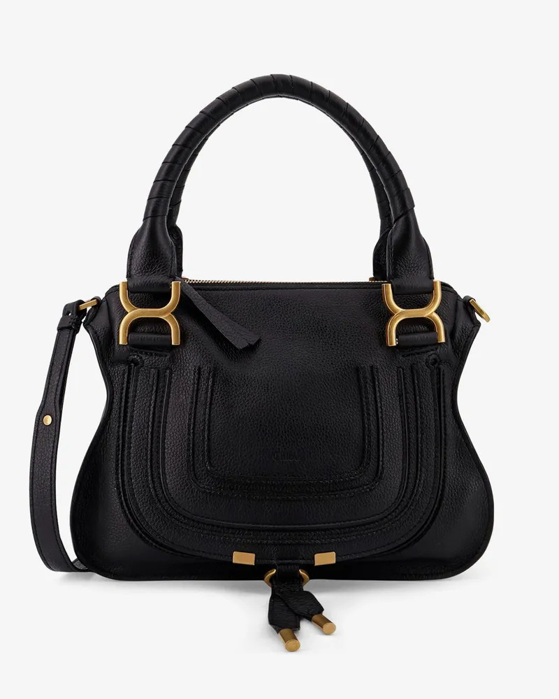 Chloé Marcie Small leather shoulder bag -  - gender_Woman Black