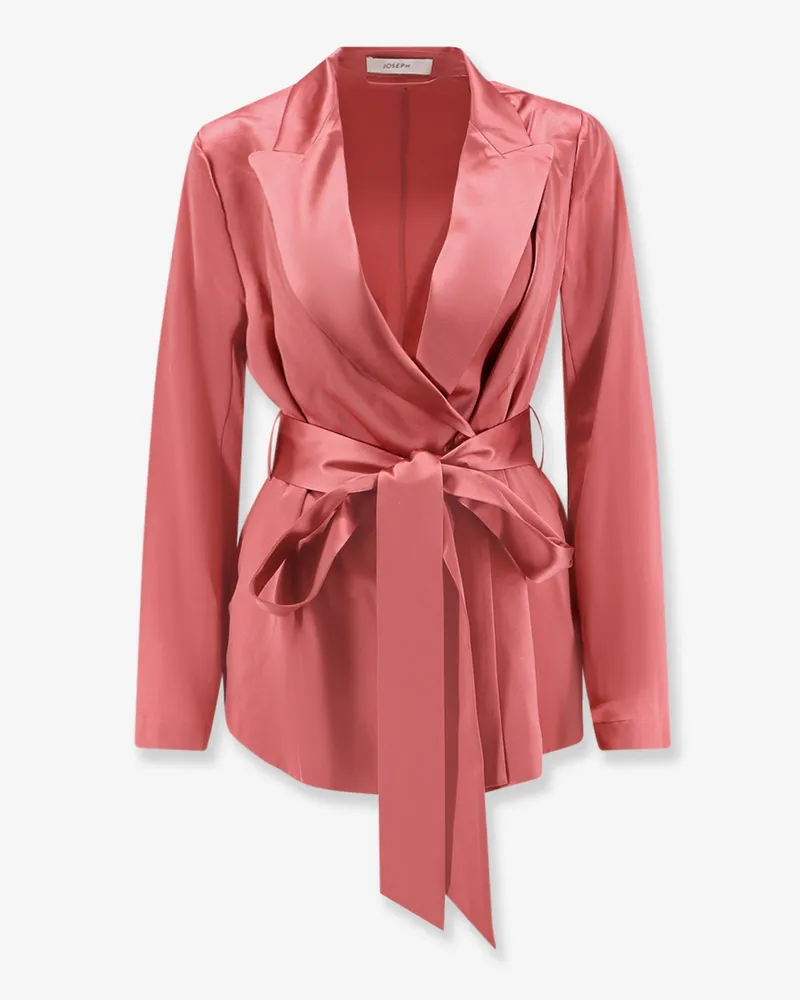 Joseph Double-breasted satin blazer -  - gender_Woman Pink