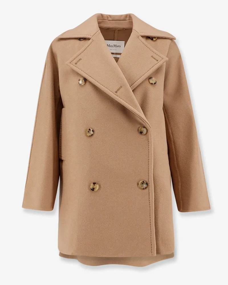 Max Mara Asturie1234 oversize virgin wool and cashmere coat -  - gender_Woman Beige