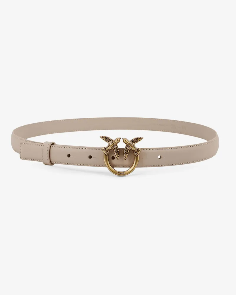 Pinko Berry leather belt -  - gender_Woman Beige