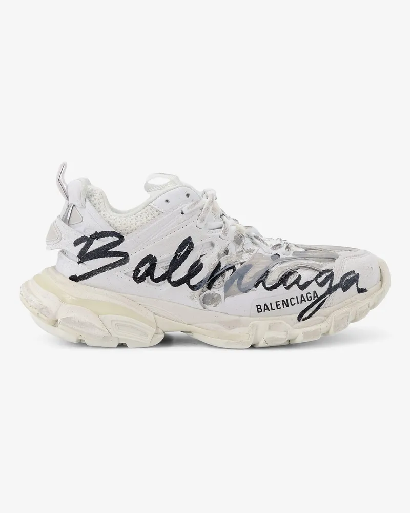 Balenciaga Track Signature sneakers with side logo print -  - gender_Woman White