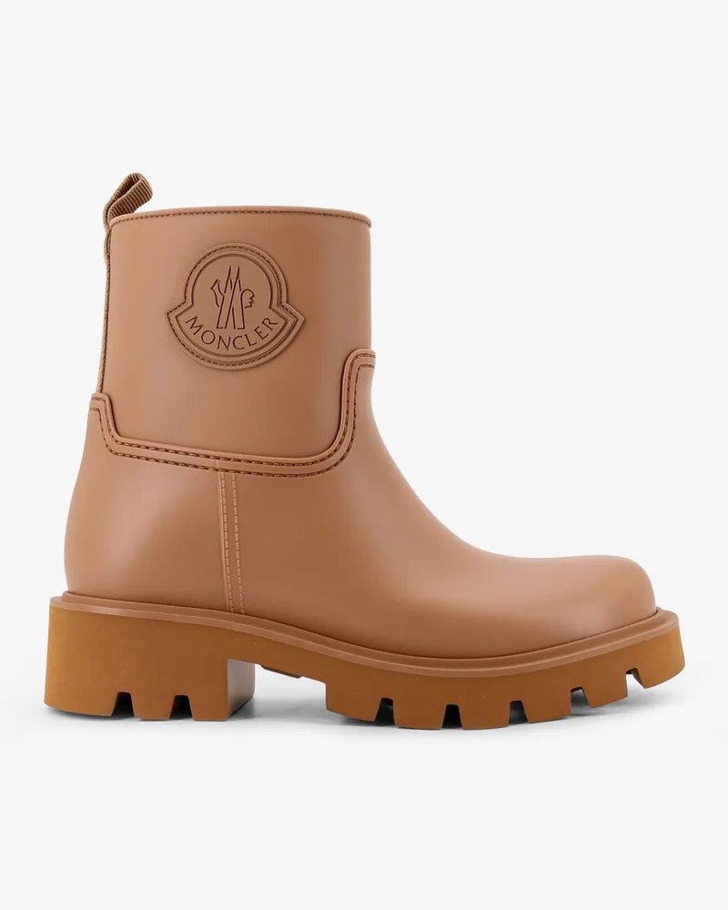Moncler Kickstream rubber rainboots -  - gender_Woman Brown