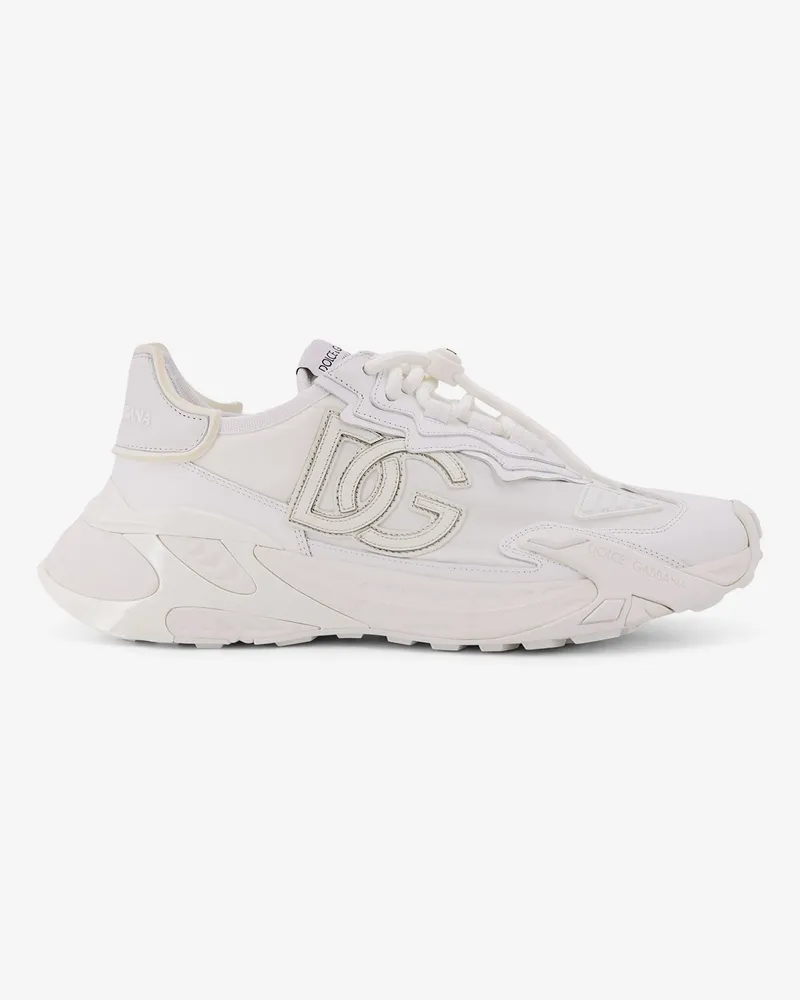 Dolce & Gabbana Day Faster low-top nylon and leather sneakers -  - gender_Man White