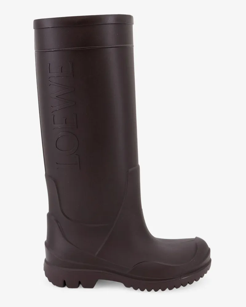 Loewe Rubber rain boots -  - gender_Woman Brown