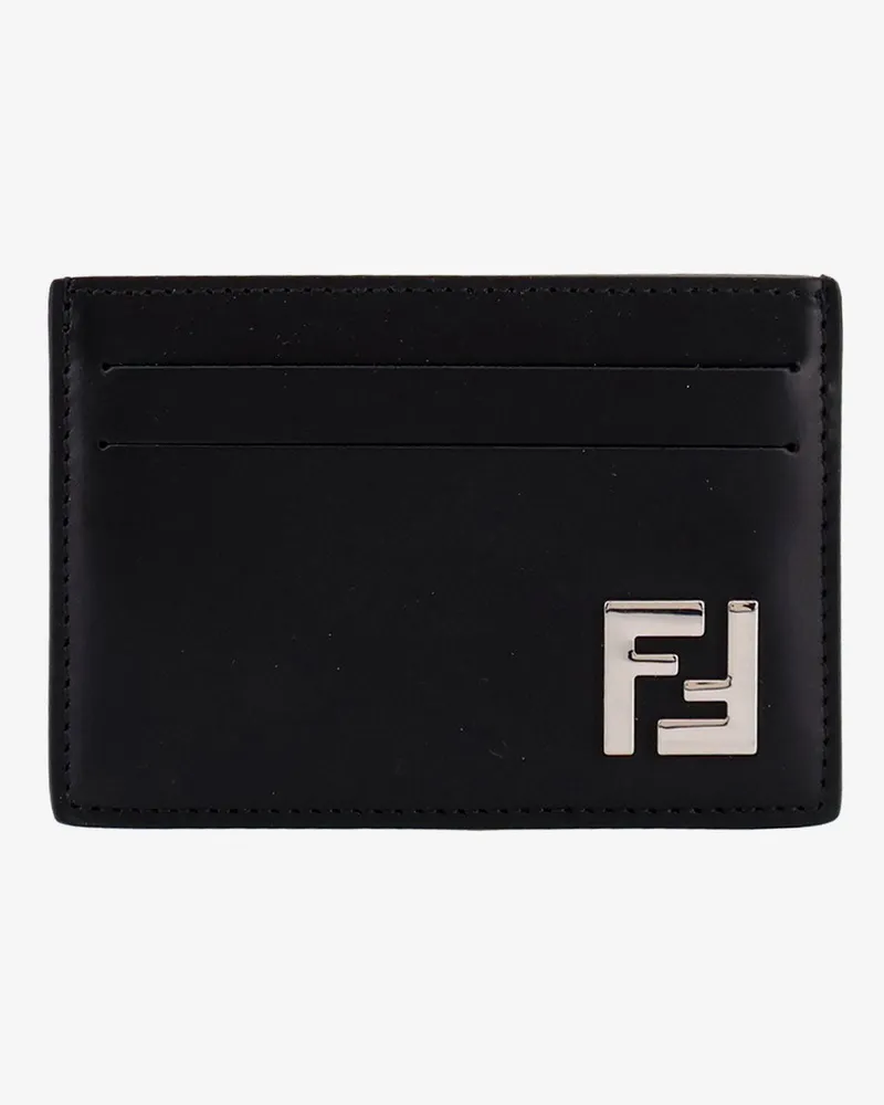 Fendi Leather cardholder -  - gender_Man Black