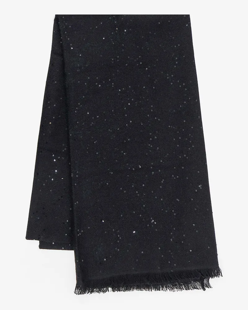Brunello Cucinelli Cashmere and silk scarf -  - gender_Woman Black