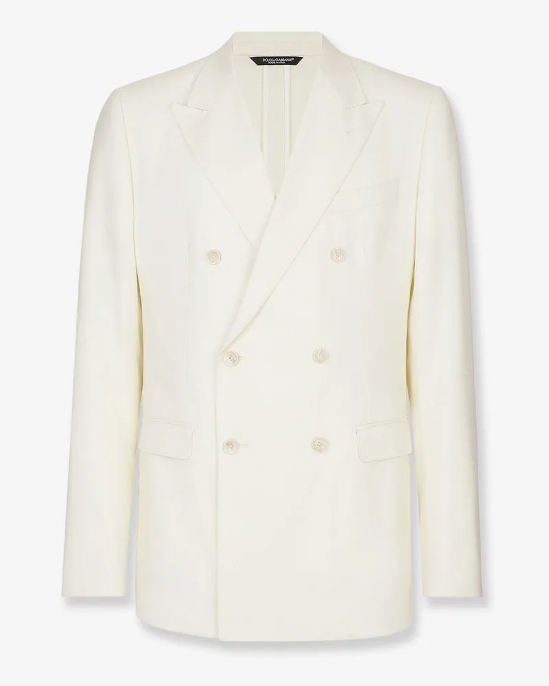 Dolce & Gabbana Taormina linen blazer -  - gender_Man White