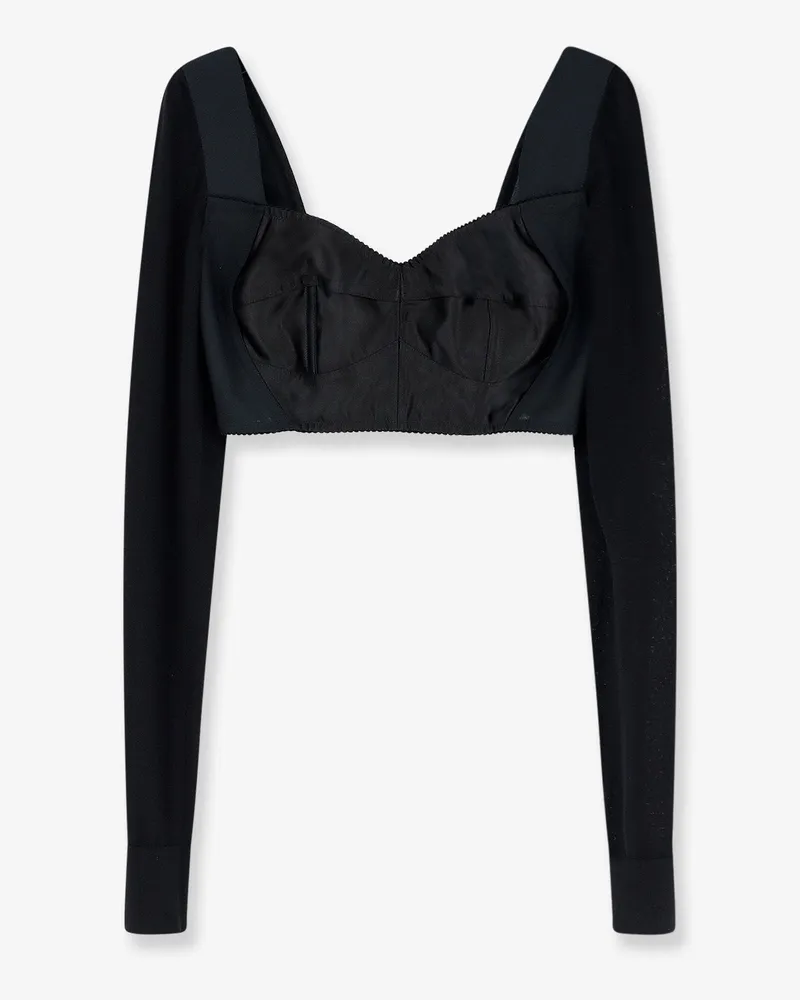 Dolce & Gabbana Satin top -  - gender_Woman Black