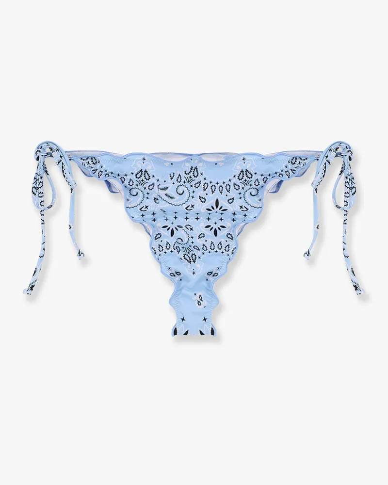 MC2 Saint Barth Miami Bikini Bottom with multicolor print -  - gender_Woman Blue