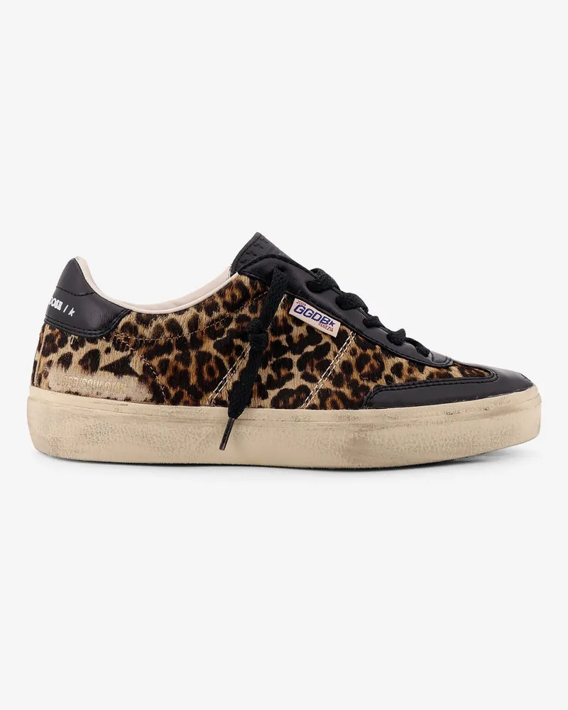 Golden Goose Soul Star low-top leather sneakers -  - gender_Woman Animal