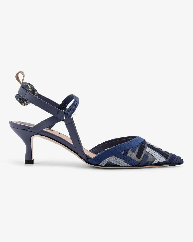 Fendi Colibrì Lite mesh slingback decolleté -  - gender_Woman Blue