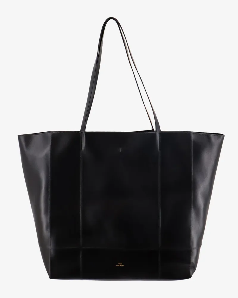 Totême Roam leather shoulder bag -  - gender_Woman Black