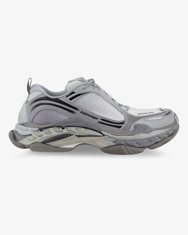 Balenciaga Triple S.2 Gradient mesh and nylon insert sneakers with used effect -  - gender_Man Grey