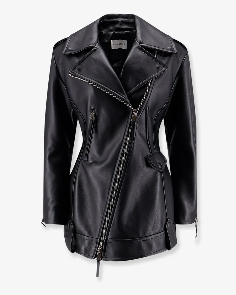 Givenchy Waisted leather jacket -  - gender_Woman Black
