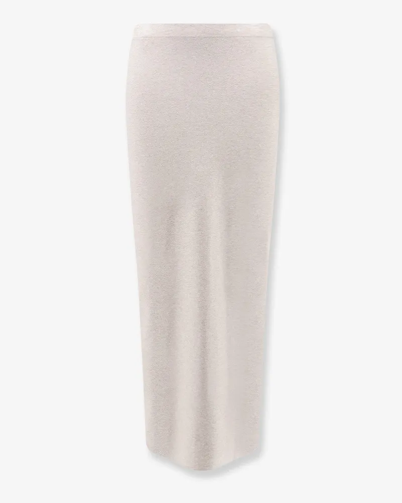 Hevò Long viscose blend skirt -  - gender_Woman Grey
