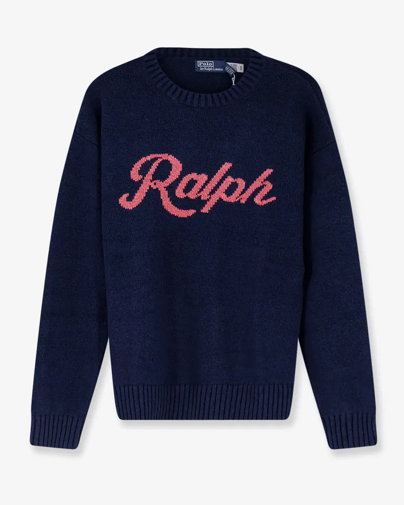 Ralph Lauren Cotton and linen blend sweatshirt -  - gender_Man Blue